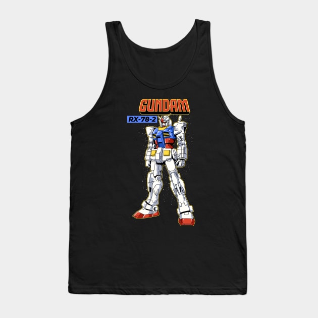 RX-78 Gundam Tank Top by Marciano Graphic